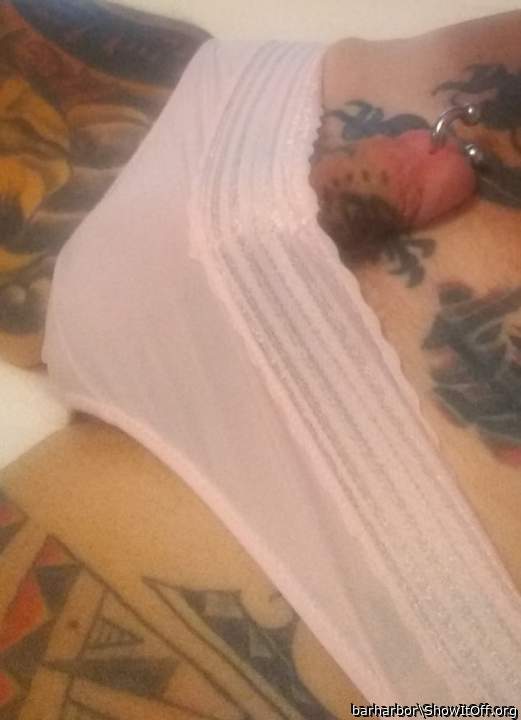 Peeking out.