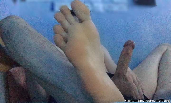 Cock and feet, I love both  