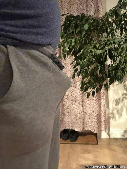 Rock hard in my sweats