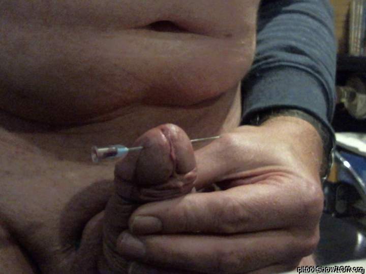 Needle through Glans I