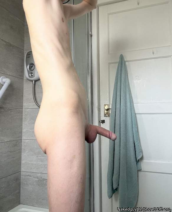 Magnificent cock and hot balls; nice lean body too...mmmm   