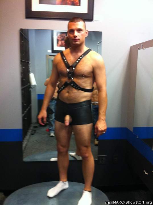 trying on a new outfit.  2012