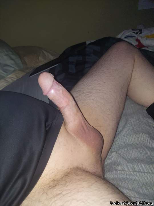 What my cock looks like seconds before orgasm