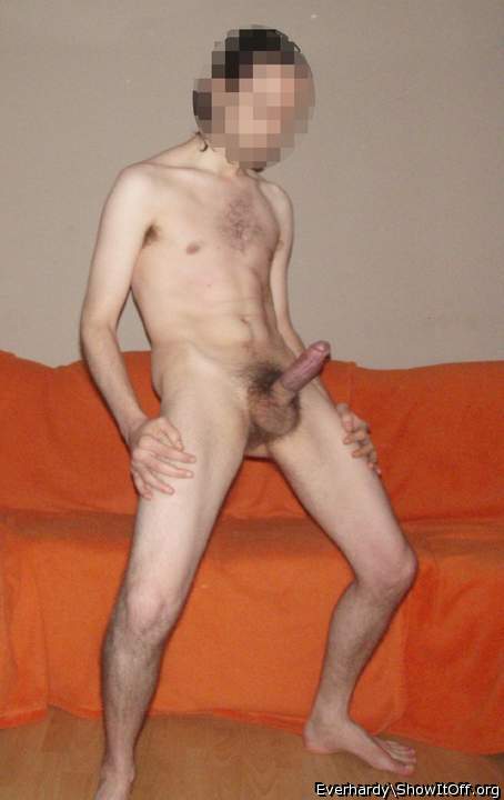 My body and unshaved hard cock