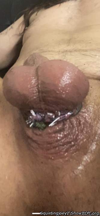 My bouncy nude balls are full of warm yummy semen and im gonna squirt my orgas