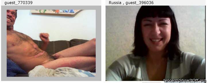 making them laugh on cam...