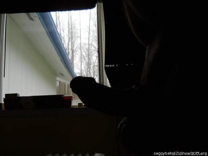 Hard dick in dark by window - [5-25-12-1]