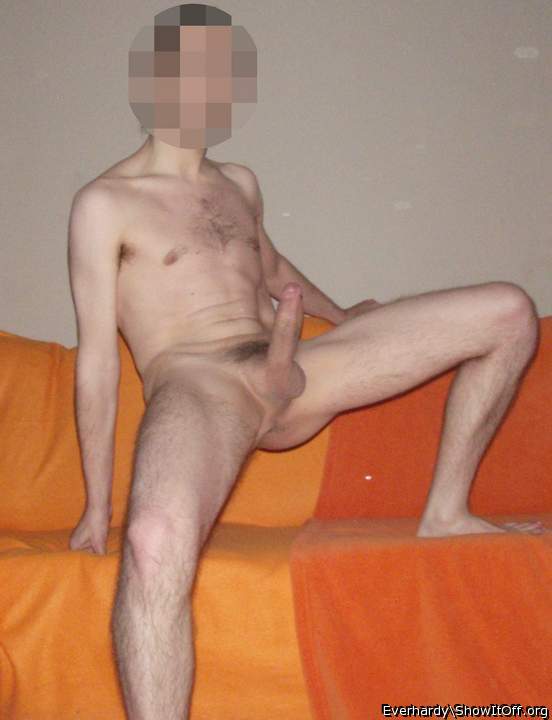My hard cock and body