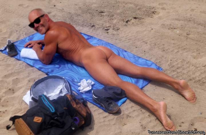 Enjoying the beach.