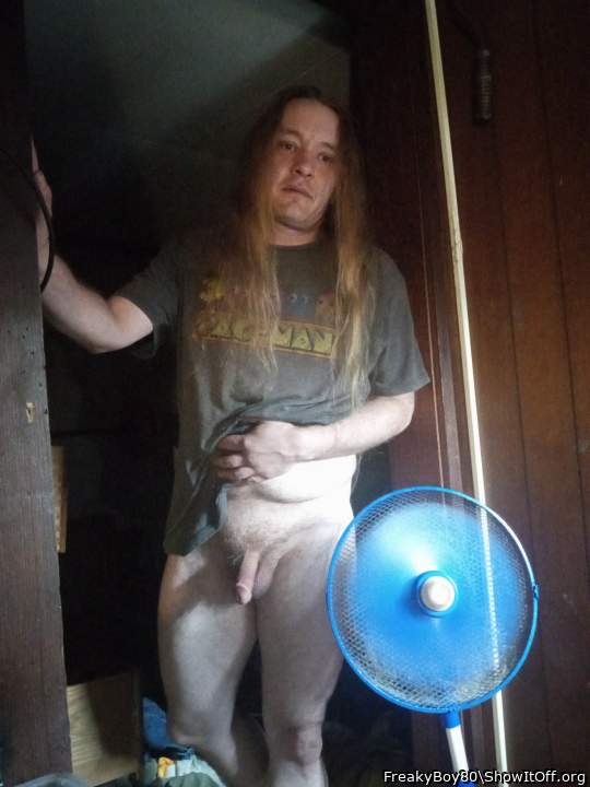 Oh! You haven't got to see my penis and balls before? Look!
