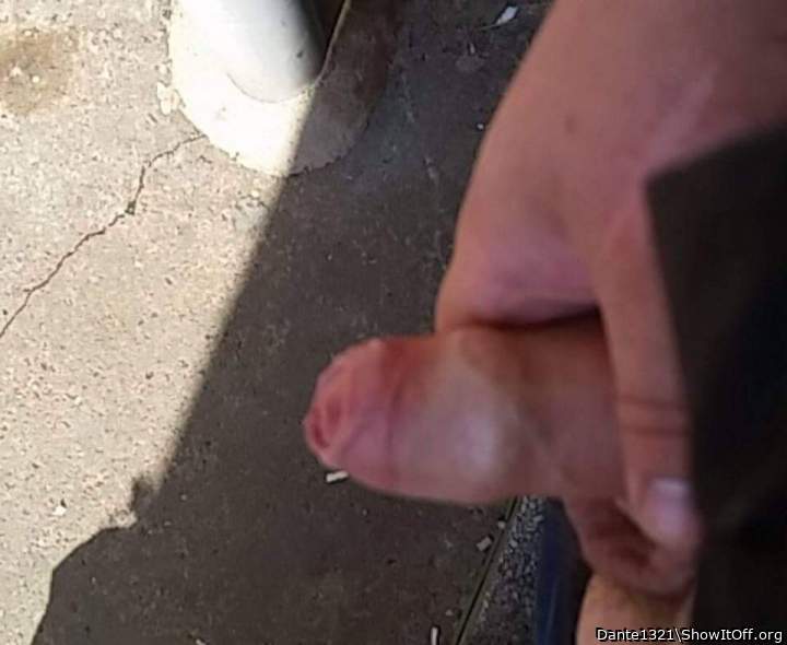 Take that cock right out into the sun.