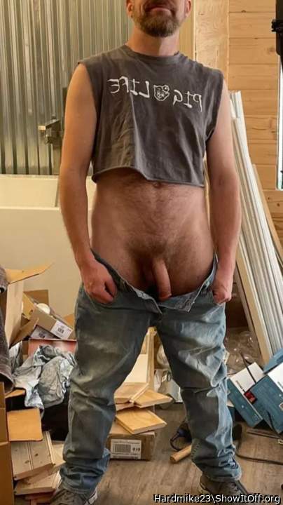 New helper is sexy, can't get no work done with him doing this.