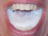 My mouth is full of fresh cum!